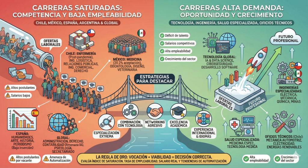 carreras que no se deben elegir 2026