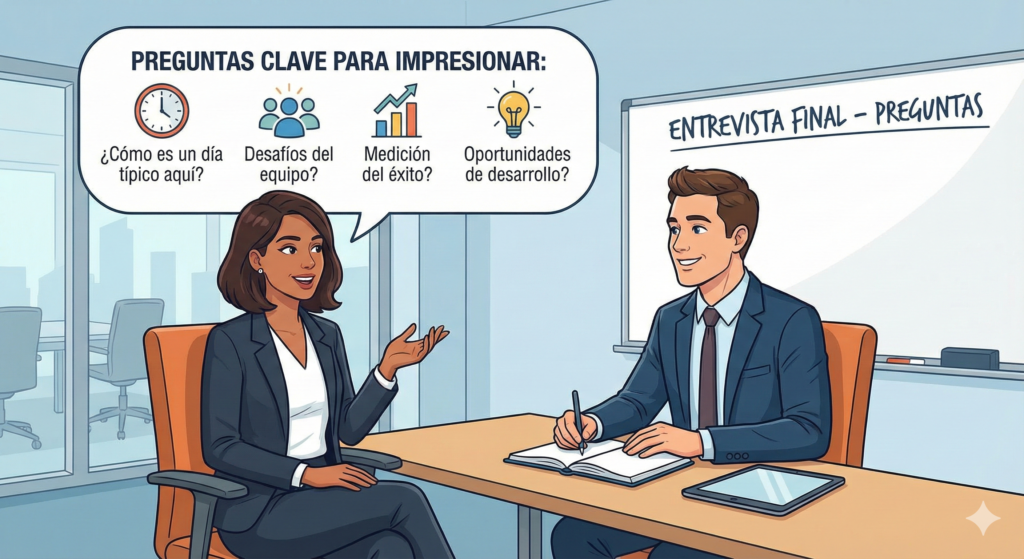 Preguntas clave en entrevistas de trabajo
