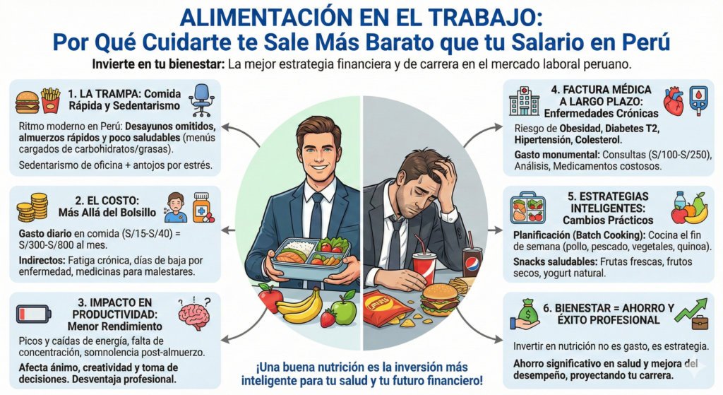 comida y trabajo