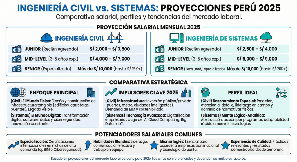 ing civil vs sistemas
