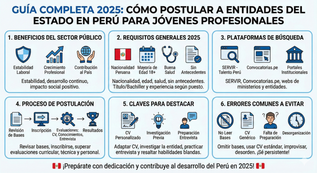 postular a entidades del estado