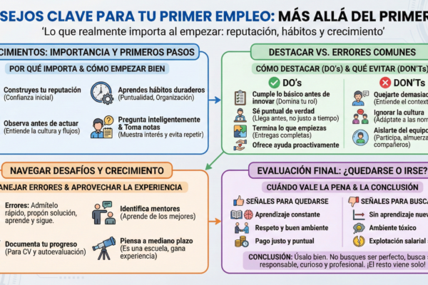 Consejos para tu primer empleo