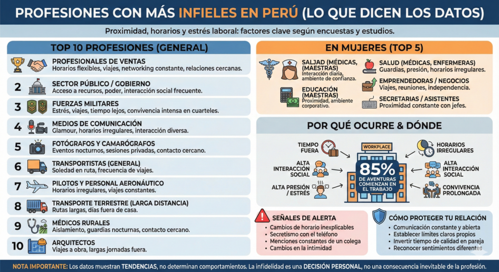 trabajos con mas infieles en perú